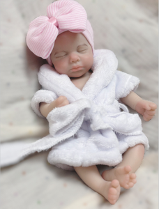 Poupée Reborn Fille <span class=keywords><strong>LouLou</strong></span>/Bettie de 13 pouces, 100% Silicone Platine, Réaliste, Peinte à la Main, Jouet Doux Certifié CE pour Bébé - Product Image 1