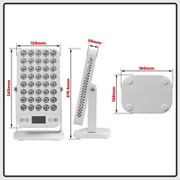 IDEATHERAPY Nouvelle Conception Lampe à Lumière Rouge Portable RTL40A avec Télécommande, Appareil de Thérapie par Lumière Rouge LED pour les Voyages et l'Utilisation à Domicile