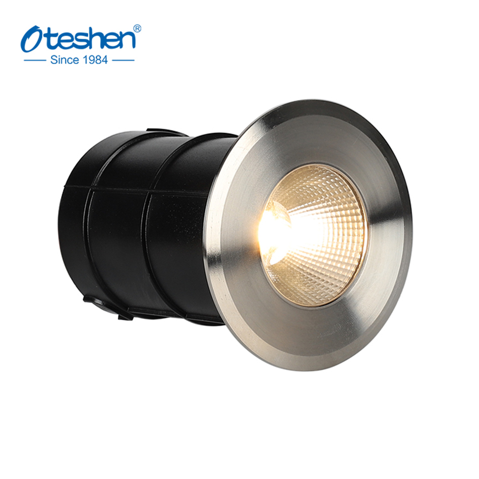 Stainless Steel outdoor lighting recessed COB underground light fitting garden inground light for yard garden patio decoration