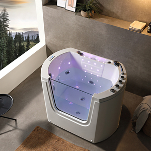 Bebek küveti Modern taç şeklinde katlanır küvet kaliteli bebek banyo bağlantısız kurulum süzgeç masaj Whirlpool küvet - Product Image 2