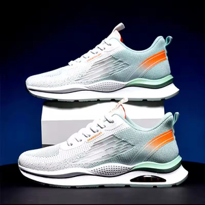 Zapatos para hombre, zapatillas deportivas de talla grande, nuevas zapatillas deportivas transpirables y cómodas de tejido Fly Woven, zapatillas de tendencia para deporte y ocio, zapatillas para correr - Product Image 3