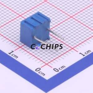 Resistencia Ajustable/Potenciómetro 3362P-1-102, Componente de Orificio Pasante (THT), Resistencia de 1kOhm 10% - Product Image 2