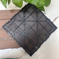 Planches de terrasse en WPC écologiques avec des performances durables pour jardin, patio, hôtel et parc, décoration en bois PVC imperméable, effet 3D