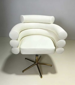 Comfortable Leather Computer Office Chair for Women's Bedroom and Dormitory Study Modern Design Adjustable <b>Backrest</b> - Product Image 5