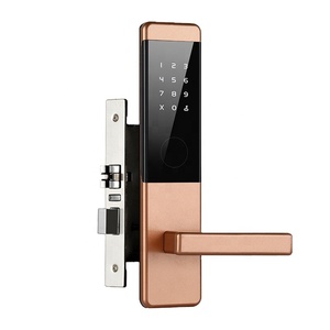 Serrure intelligente d'hôtel DSYMBOL sans fil 2025 NOUVEAU, en alliage d'aluminium doré, électronique, code temporaire, RFID - Product Image 1