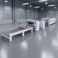 Línea de Máquinas Laminadoras de Panel Plano PUR, Adecuada para Tableros Ignífugos de Aluminio y Pizarra