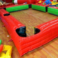 Mesa inflable de Snookball, juegos de billar humanos inflables, construcción de equipos, juegos de arena inflables para adultos
