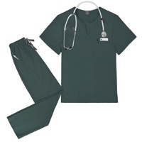 Vêtements médicaux pour femmes NiaaHinn, style européen et américain, tissu polyester Dobby à séchage rapide, lavage à la main