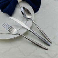 Haute qualité4 pièces ensemble de couverts de luxe logo personnalisé souvenirs de mariage couverts cuillère couverts personnalisés mariage 12 pièces couverts