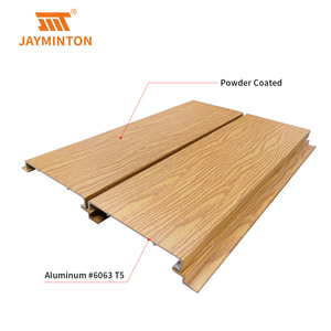 Thiết kế hiện đại gỗ ngoài trời tấm Ốp nhôm bên ngoài bức tường đối với trang chủ - Product Image 2