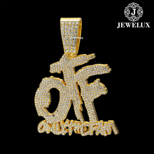 Precio de Exportación: Lujoso Amuleto de Plata 925 Bañado en Oro con Certificación IGI, Diseño Hip Hop, Pieza Destacada para Aniversario, Estilo Indio - Product Image 4
