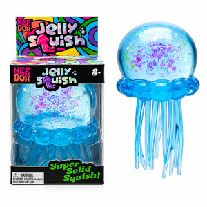 High Quality <strong>Large</strong> Size Glitter Jellyfish Squishy Toy Super Soft Squeeze Stress Relief Sensory Squeeze Toy for Kids - Product Image 4