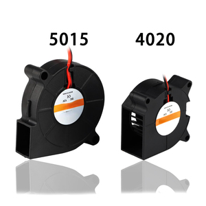 5015/4010/4020 12V24V ventilador Turbo de refrigeración sin escobillas piezas de <span class=keywords><strong>impresora</strong></span> <span class=keywords><strong>3D</strong></span> 2 pines para extrusora DC ventilador enfriador parte ventiladores de plástico negro - Product Image 6