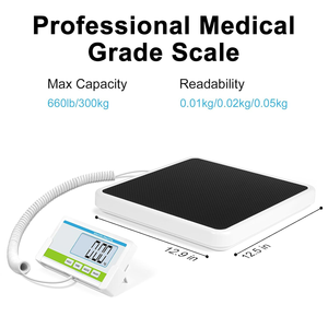 <span class=keywords><strong>Balance</strong></span> numérique de laboratoire en acier inoxydable de qualité médicale avec écran LCD, capacité 300 <span class=keywords><strong>kg</strong></span>/660 lb, pour expédition postale, OEM - Product Image 1
