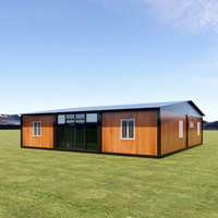 Maison préfabriquée portable personnalisée pour bureau, école, jardin, conteneur plat et chaud, design extérieur, maison de fête préfabriquée portable