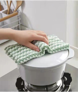 Paño de Limpieza de Microfibra con Patrón Ondulado, Toalla Absorbente para Cocina, 80% Poliéster, 20% Poliamida, Gran Venta - Product Image 2