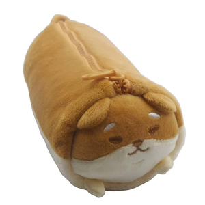 Adorable capacité supplémentaire en peluche <span class=keywords><strong>Corgi</strong></span> papeterie sac dessin animé mignon chien porte-crayon pour filles femmes - Product Image 1