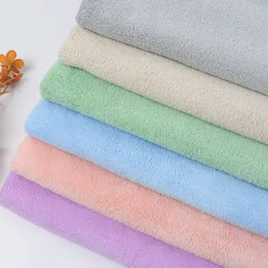 Populaire Ontwerpen Custom Kleur Gebreide 100% Polyester Polar Fleece Stof Voor Thuis Textiel Of Deken