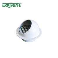 Capot d'évacuation extérieur rond en acier inoxydable durable pour la ventilation des cuisines commerciales, certifié CE ISO