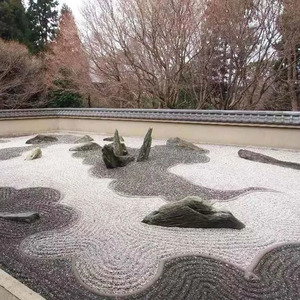 <span class=keywords><strong>Gravier</strong></span> <span class=keywords><strong>blanc</strong></span> naturel de qualité supérieure, lisse et décoratif, pour aménagement paysager de jardin, patio, allée - Product Image 6