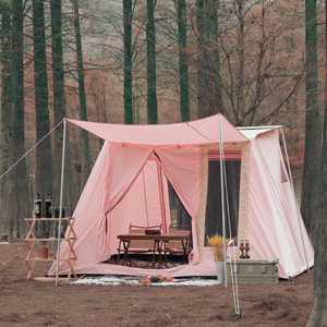 Tente de camping familiale de luxe de haute qualité en coton TC multicolore pour l'extérieur - Product Image 6