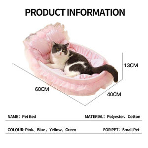 Wholesale Lacework Sponge Pet Cat <b>Dog</b> Cradle <b>Bed</b> - Product Image 3