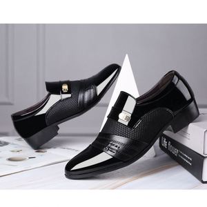 Zapatos Oxford de Cuero para Hombre, Estilo 2025, Casuales, de Negocios, para Boda, Talla Grande, para Primavera/Invierno, Formales, con Entresuela de Goma, Versátiles - Product Image 3