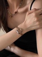 Montre pour femme CILOA carrée, petite et exquise, personnalisable, tendance, de haute qualité, cadeau, étanche, montre à quartz, bracelet en cuir