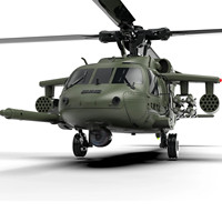 Hélicoptère RC YuXiang F09V UH-60 Black Hawk RTF Brushless 6CH Flybarless Acrobatic Professionnel 3D Télécommandé