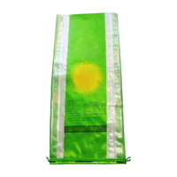 Sac tissé en PP écologique et durable de 25 kg avec impression personnalisée et cordon de serrage pour l'emballage de maïs, de blé et de farine en agriculture