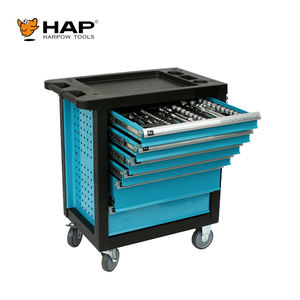 Rangement <span class=keywords><strong>de</strong></span> <span class=keywords><strong>garage</strong></span> professionnel à 6 tiroirs 250 pièces ensembles d'outils boîte chariot à outils armoire à outils robuste - Product Image 6