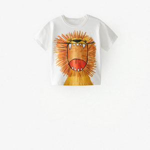 T-shirt pour garçons momo de haute qualité, 100% coton, séchage rapide, manches courtes, décontracté, nouveau design, article tendance en provenance du Bangladesh - Product Image 1