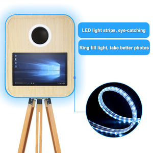 Wholesale Wood DSLR Wedding <strong>Photo</strong> <strong>Booth</strong> Shell With Printer And Camera For Parties And Events - Product Image 5