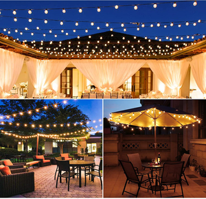 <span class=keywords><strong>Guirnalda</strong></span> de <span class=keywords><strong>luces</strong></span> para exteriores, bombillas G40 transparentes de 25 pies, para Patio <span class=keywords><strong>guirnalda</strong></span> de <span class=keywords><strong>luces</strong></span>, decoración de bodas y calles - Product Image 5