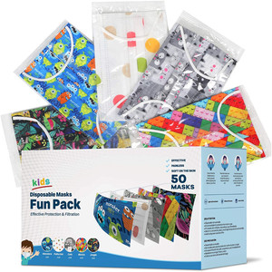 SJ maschera facciale usa e getta di sicurezza carina all'ingrosso colore personalizzato maschera natalizia natalizia moda stampata per bambini - Product Image 1