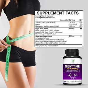 Cápsulas Quemagrasas Nocturnas con Fórmula Avanzada <span class=keywords><strong>para</strong></span> Adelgazar, Mejoran <span class=keywords><strong>el</strong></span> Estado <span class=keywords><strong>de</strong></span> Ánimo, Favorecen la Pérdida <span class=keywords><strong>de</strong></span> <span class=keywords><strong>Peso</strong></span>, Buen Precio - Product Image 2