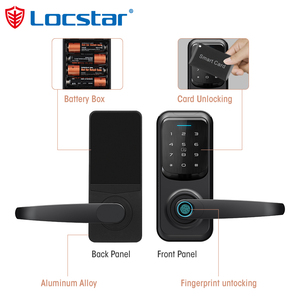 Locstar mới được thiết kế tuya ttlock Wifi App kiểm soát mở khóa mật khẩu vân tay kỹ thuật số thẻ RFID Key Mini Khóa cửa thông minh - Product Image 6