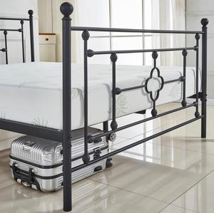 Moderne Sterke Dubbele Koningin 120X200 Metalen <span class=keywords><strong>Bed</strong></span> Met Opslag Voor Slaapkamer Hotel Of Appartement-Fabriek Groothandel Tegen Lage Prijzen - Product Image 4