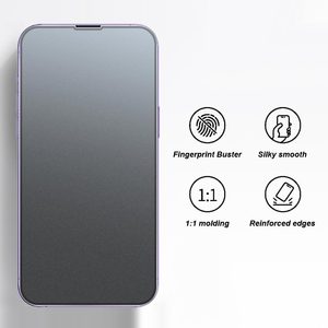 Protecteur d'écran en verre trempé 3d <span class=keywords><strong>couverture</strong></span> complète pour iphone 16 pro anti-empreinte digitale - Product Image 5