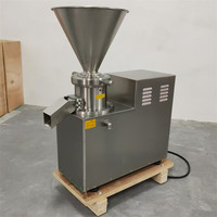 Machine commerciale compacte pour la fabrication de tahini et de beurre de cacahuètes, moulin colloïdal Jiangxi, ensemble complet, 70-120 kg/h, 380V, modèle JMSC80
