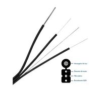 Cable de Fibra Óptica GJXH GJYXCH de 1 km, Precio de Fábrica, Cable de Fibra Óptica FTTH de 4 Núcleos, 1, 2 y 4 Núcleos G657A para Uso en Interiores/Exteriores