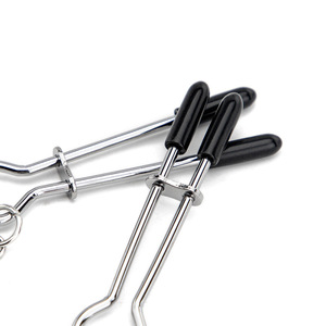 Cadena corporal de aleación de zinc plateada con colgante de bola y pinzas para pezones, para uso erótico en adultos, accesorio de moda para discoteca. - Product Image 2
