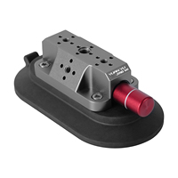 Support de fixation en aluminium de haute qualité avec ventouse ovale de 6 pouces et pompe manuelle métallique pour barres de toit de voiture, support de caméra, support de tente et activités nautiques/surf