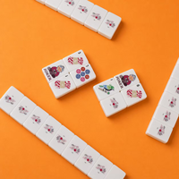 Jeu de Mahjong de voyage, style classique moderne, 4 joueurs, en acrylique, écologique, monocouche, équipement de jeu essentiel