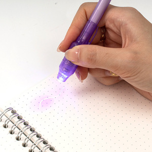 Invisible Light Pen <b>Plastic</b> UV Fluorescent Customizable Magic Writing Promotional Pen - Product Image 3