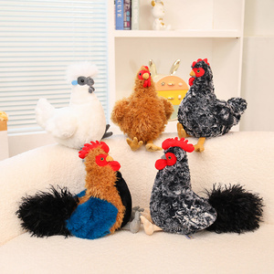 Juguete <span class=keywords><strong>de</strong></span> Peluche Realista <span class=keywords><strong>de</strong></span> <span class=keywords><strong>Gallo</strong></span> y Gallina, Pollo Barred Plymouth Rock, Muñeco <span class=keywords><strong>de</strong></span> Peluche <span class=keywords><strong>de</strong></span> Animal <span class=keywords><strong>de</strong></span> Granja Silkie - Product Image 6