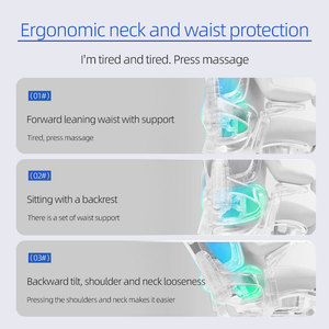 Ergonomischer Stuhl abstand Home Office beheizter <span class=keywords><strong>Massage</strong></span> stuhl mit menschlicher Berührung für Schreibtisch arbeiter für Körper anwendungen - Product Image 4