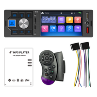 Radio estéreo para coche 1DIN MP5 con pantalla digital IPS de 4,1 pulgadas, reproductor Bluetooth con pantalla táctil, Radio Multimedia para coche con CarPlay