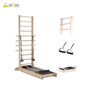 Scala scorrevole in acero bilanciato Yoga gym double track pilates wall tower core align