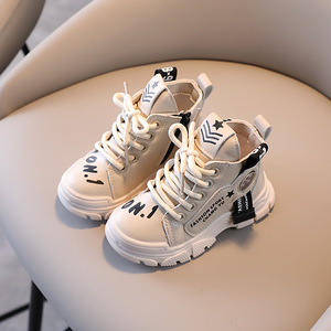 Hot Selling Children <b>Boots</b> <b>Spring</b> Autumn New Boys' Casual <b>Boots</b> High-top Shoes Fashion Booties Wholesale - Product Image 3